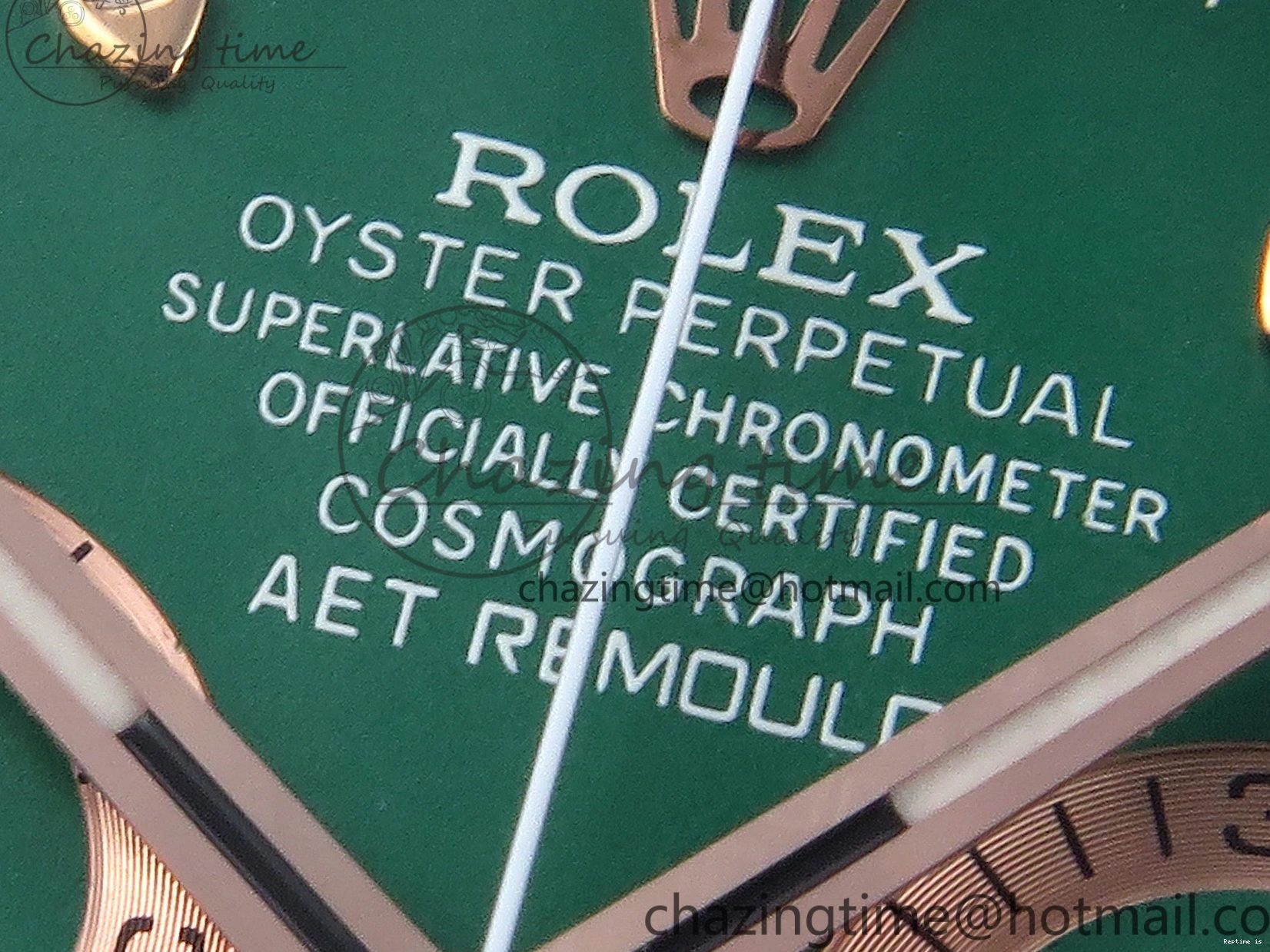 1220 MoistureWicking Daytona AET White Ceramic Case and Bracelet Green Dial SA4130 V 1891